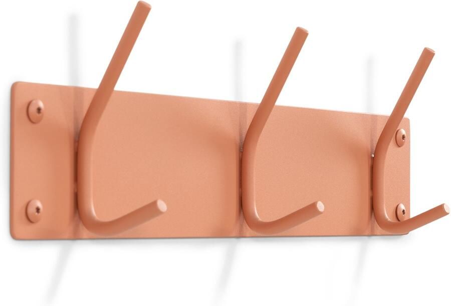 Spinder Design kapstok Fusion 3 Clay Terra 3 haken Staal