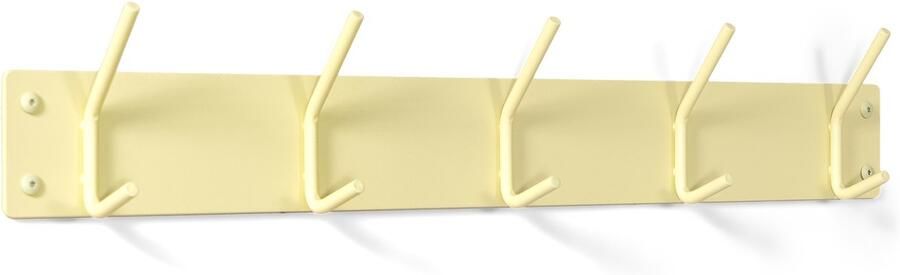 Spinder Design kapstok Fusion 5 Butter Yellow 5 haken Staal
