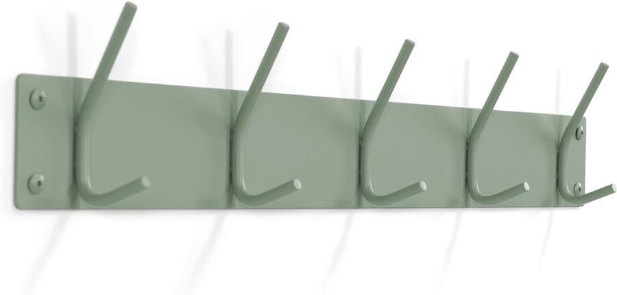 Spinder Design Fusion Wandkapstok met 5 haken 70x6x11 5 cm Groen - Foto 2