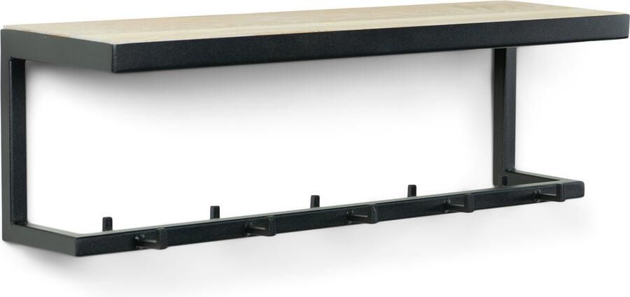 Spinder Design kapstok Indra 1 Zwart 5 haken Staal