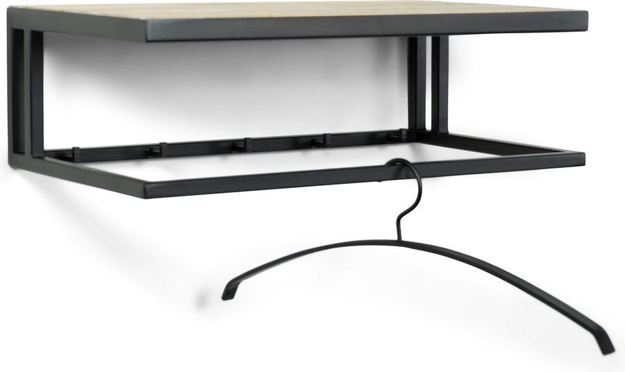 Spinder Design kapstok Indra 2- Zwart 5 haken Staal