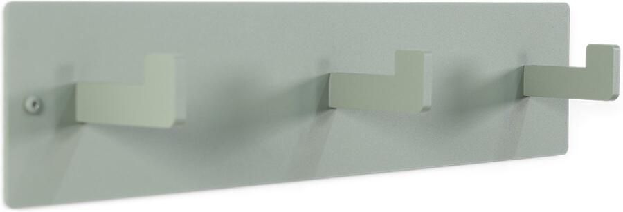 Spinder Design kapstok Leatherman 3 Dusty Green 3 haken Staal