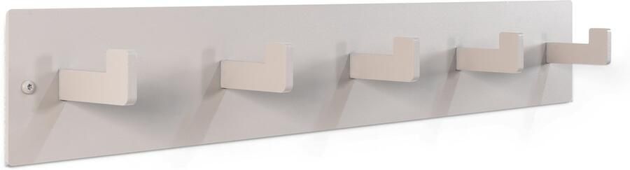 Spinder Design kapstok Leatherman 5 Silky Taupe 5 haken Staal