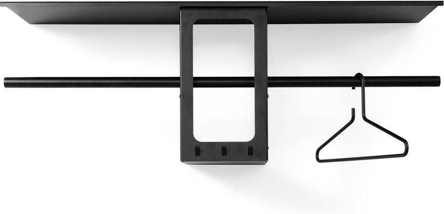 Spinder Design kapstok Luno Small 100 Zwart Staal