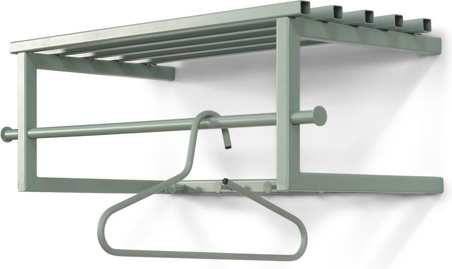 Spinder Design kapstok Marco Dusty Green 5 haken Staal