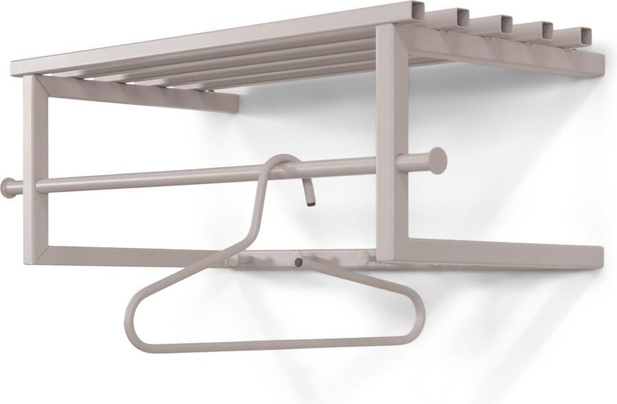 Spinder Design kapstok Marco Silky Taupe 5 haken Staal