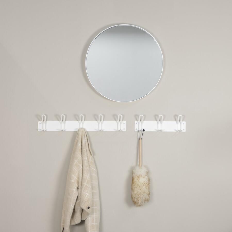 Spinder Design kapstok Miles 3 Wit 9 haken Staal