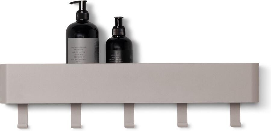 Spinder Design kapstok Multi 5 Silky Taupe 5 haken Staal