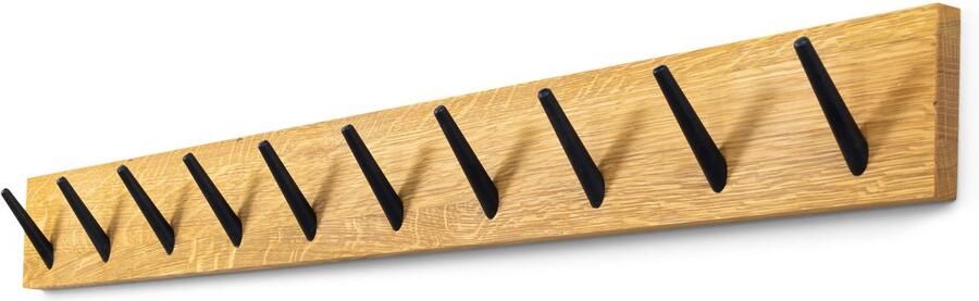 Spinder Design kapstok Nub 10 Eiken 10 haken Eikenhout