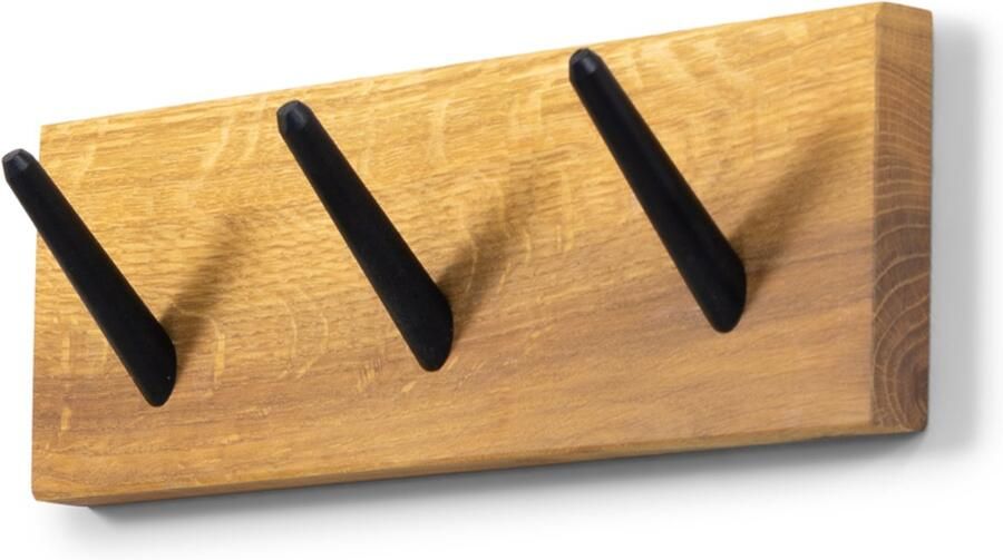 Spinder Design kapstok Nub 3 Eiken 3 haken Eikenhout