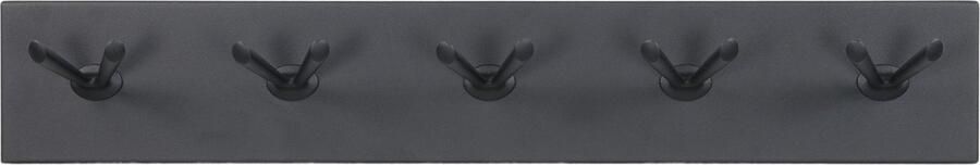 Spinder Design Pull 5 Wandkapstok met 10 haken 74 5x10x12 5 cm Zwart - Foto 4