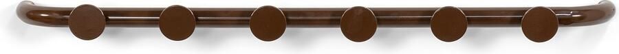 Spinder Design kapstok Retro 6 Kapstok Chocolate Brown 6 haken Staal - Foto 2