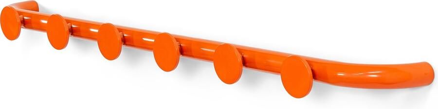 Spinder Design kapstok Retro 6 Kapstok Pure Orange 6 haken Staal