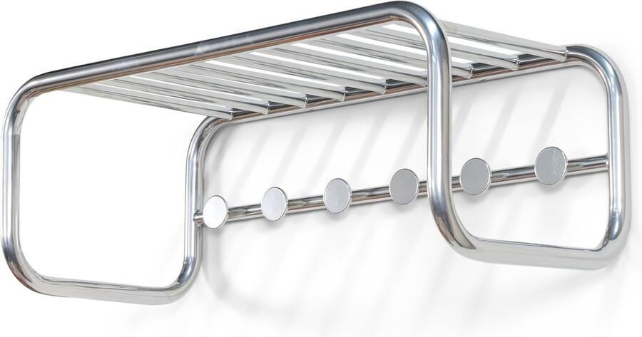 Spinder Design kapstok Retro Kapstok Groovy Chrome 6 haken Staal