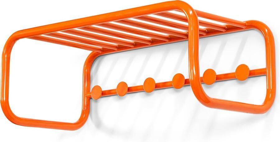 Spinder Design kapstok Retro Kapstok Pure Orange 6 haken Staal