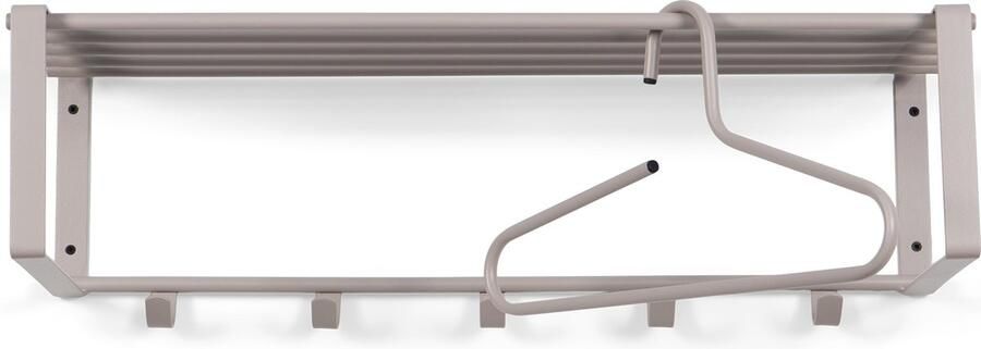 Spinder Design kapstok Rex 2 Silky Taupe 5 haken Staal - Foto 2