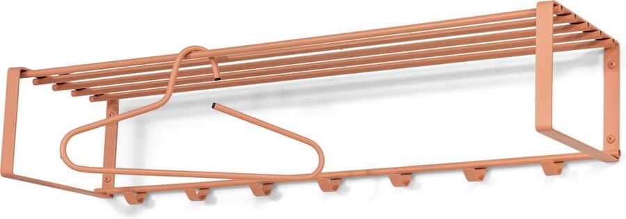 Spinder Design kapstok Rex 2 XL (100 Cm) Clay Terra 7 haken Staal