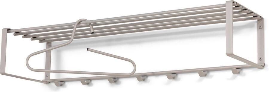 Spinder Design kapstok Rex 2 XL (100 Cm) Silky Taupe 7 haken Staal - Foto 2