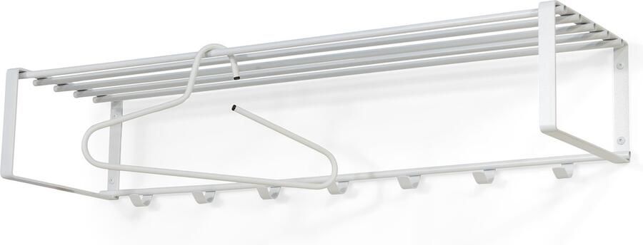 Spinder Design kapstok Rex 2 XL (100 Cm) Wit 7 haken Staal