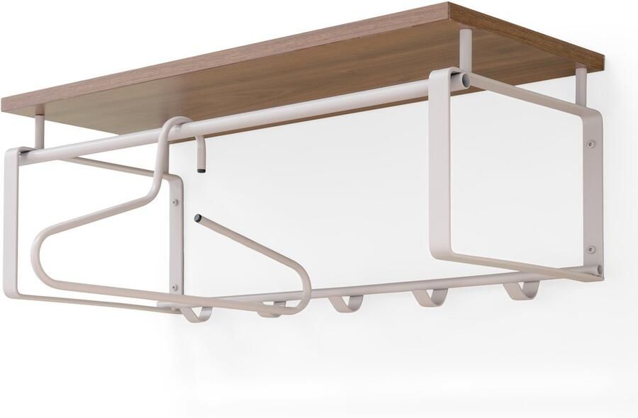 Spinder Design kapstok Rex 3 Silky Taupe 5 haken Staal