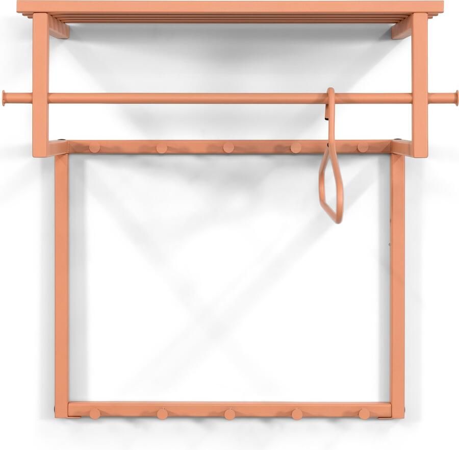 Spinder Design kapstok Rizzoli Clay Terra 10 haken Staal