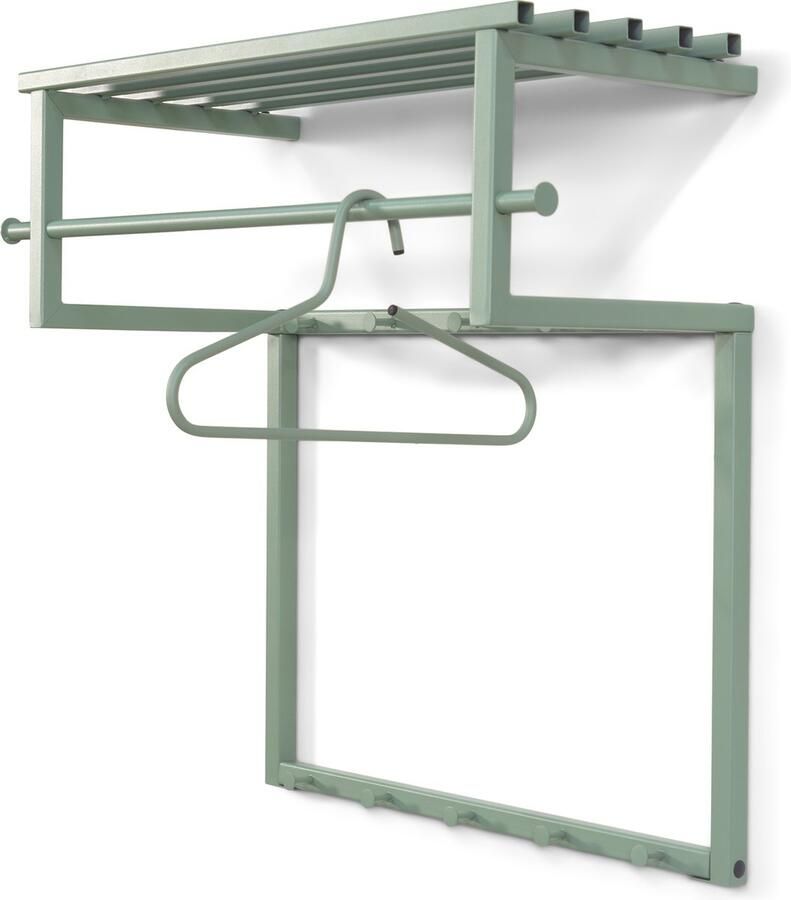 Spinder Design kapstok Rizzoli Dusty Green 10 haken Staal - Foto 2