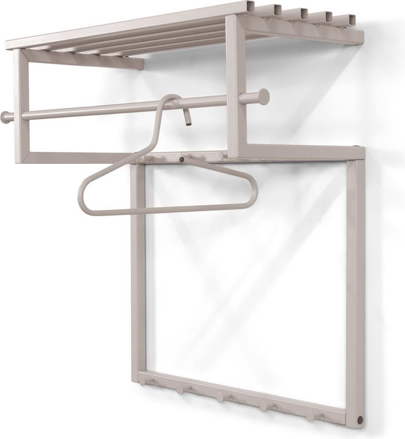 Spinder Design kapstok Rizzoli Silky Taupe 10 haken Staal - Foto 2