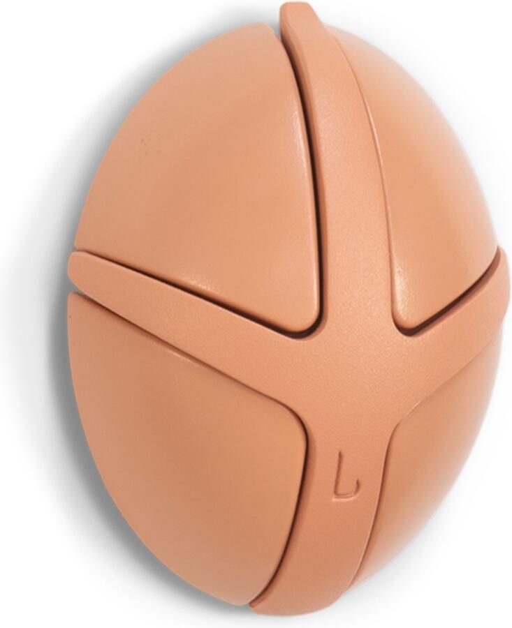 Spinder Design kapstok Tick Clay Terra Clay Terra 3 haken