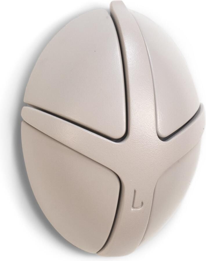 Spinder Design kapstok Tick Silky Taupe Silky Taupe 3 haken