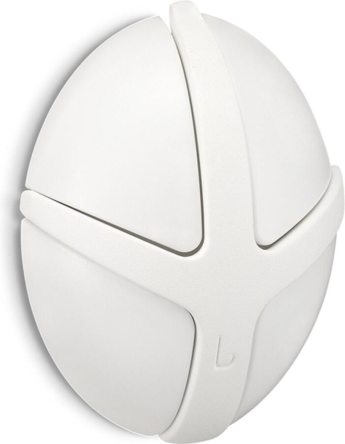 Spinder Design Tick Kapstok met Metalen Haak Wit Gecoat