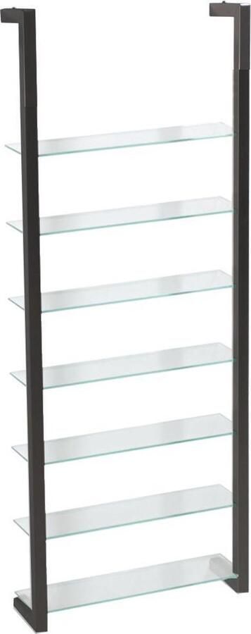 Spinder Design mediarek wandrek Cubic 7 Zwart Staal - Foto 2