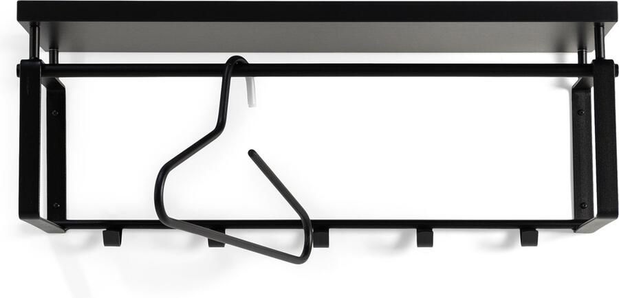 Spinder Design Rex 3 Wandkapstok 28 x 70 cm Staal Zwart - Foto 2