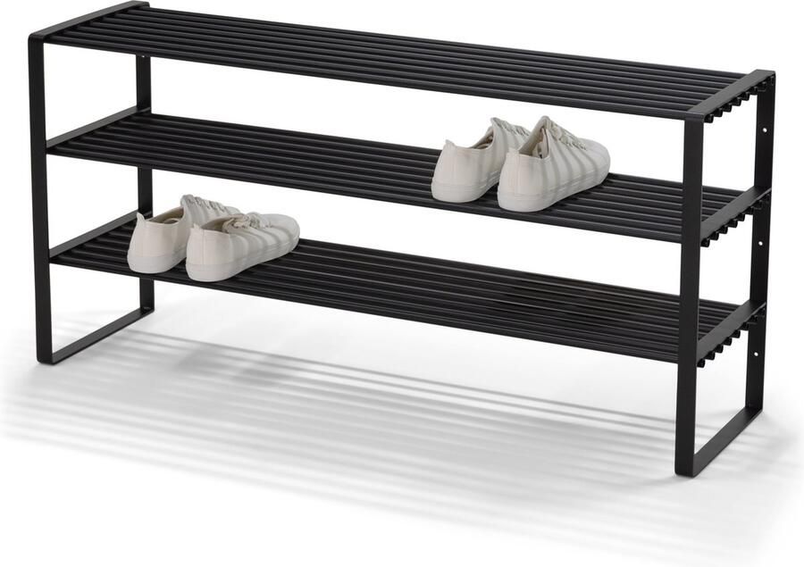 Spinder Design schoenenrek Rex SR 2 100 Cm Zwart 16 paar schoenen Staal - Foto 2