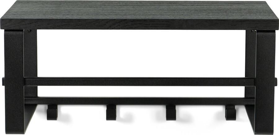 Spinder Design kapstok Rumo 3A Zwart 4 haken Staal - Foto 3