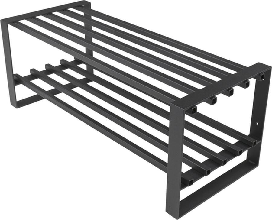 Spinder Design RUMO SR Schoenenrek Zwart Staal