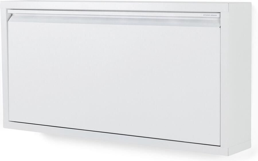 Spinder Design Schoenenkast Billy 1 Wit gepoedercoat 72 x 37 5 x 12 5 cm - Foto 3