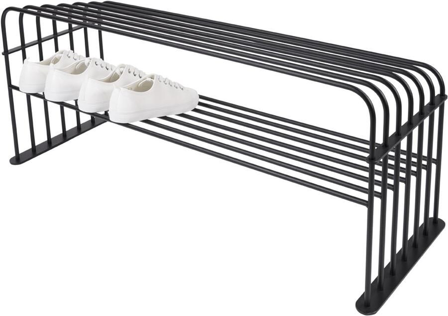 Spinder Design schoenenrek Grid 100 Zwart 10 paar schoenen Staal - Foto 2