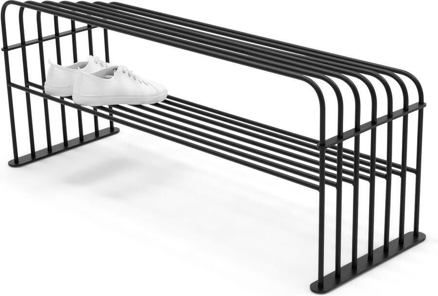 Spinder Design schoenenrek Grid 100 Zwart 10 paar schoenen Staal