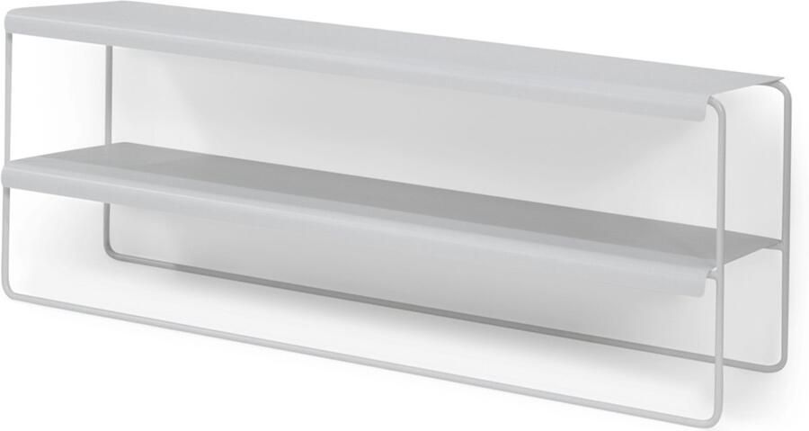 Spinder Design schoenenrek Nivo 100 Wit 10 paar schoenen Staal - Foto 3