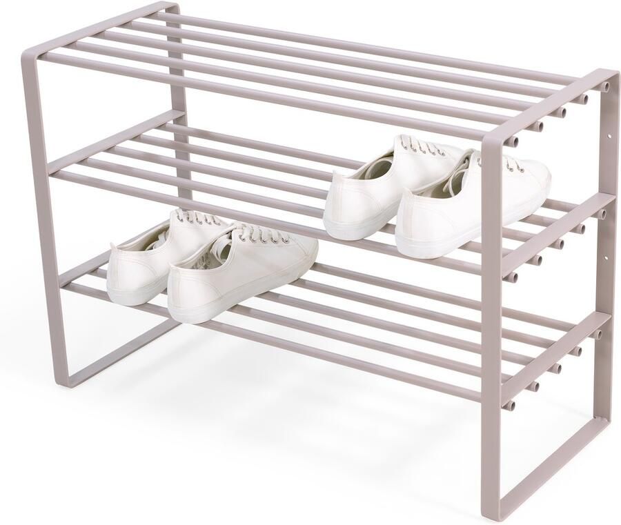 Spinder Design schoenenrek Rex SR 2 Silky Taupe 12 paar schoenen Staal - Foto 2
