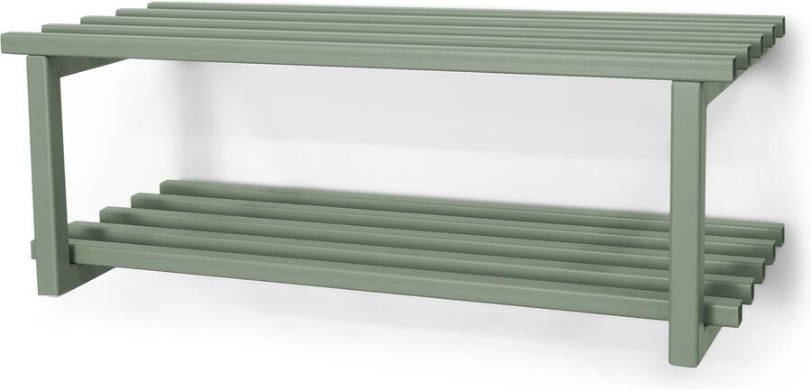 Spinder Design schoenenrek Rizzoli Marco Dusty Green 6 paar schoenen Staal