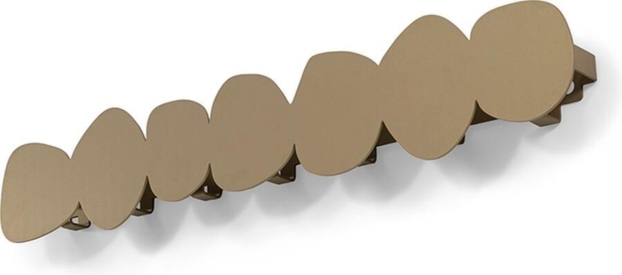 Spinder Design Spinder x Eva van de Ven kapstok Tumulo Large Champagne 7 haken Staal