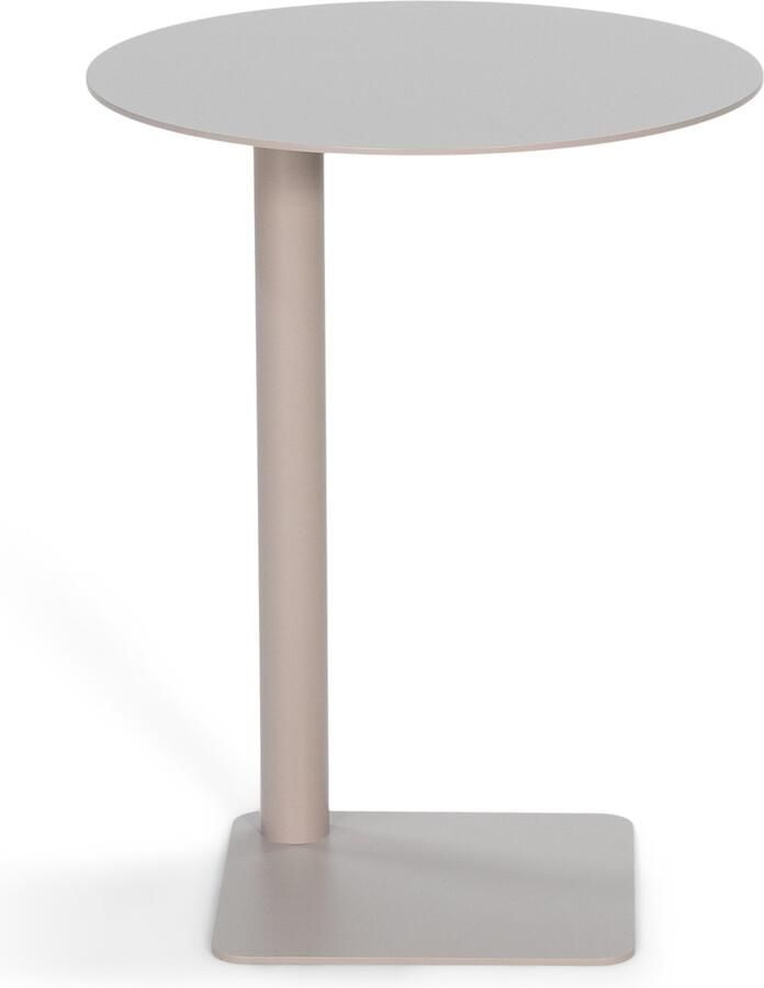 Spinder Design bijzettafel Sunny 50 Silky Taupe Ø 40 Staal