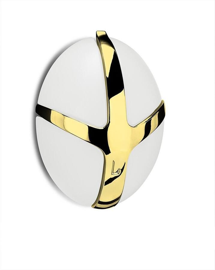 Spinder Design Tick Kapstok met Metalen Haak Goud Wit
