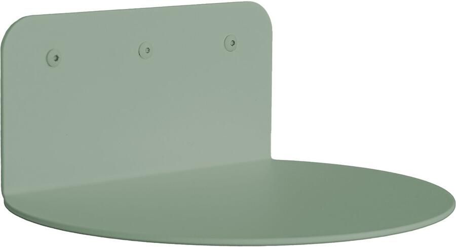 Spinder Design wandplank Flex Dusty Green Staal