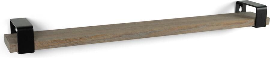 Spinder Design RUMO PLANK Wandplank Zwart Eiken