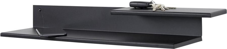 Spinder Design wandrek Folio 70 Zwart Staal