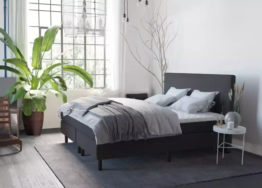 Springcrest Boxspringset 180x210 cm Basic black ca 20cm Mat