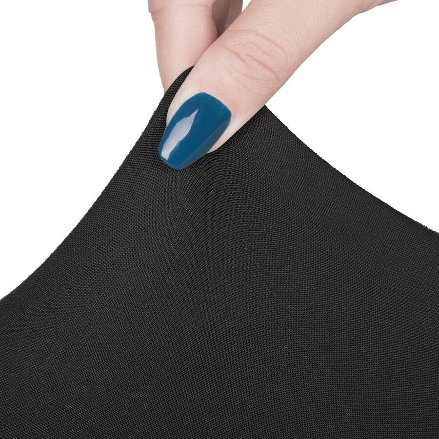 Springos Stoelhoes Voor Eetkamerstoelen Met Stretch Zwart
