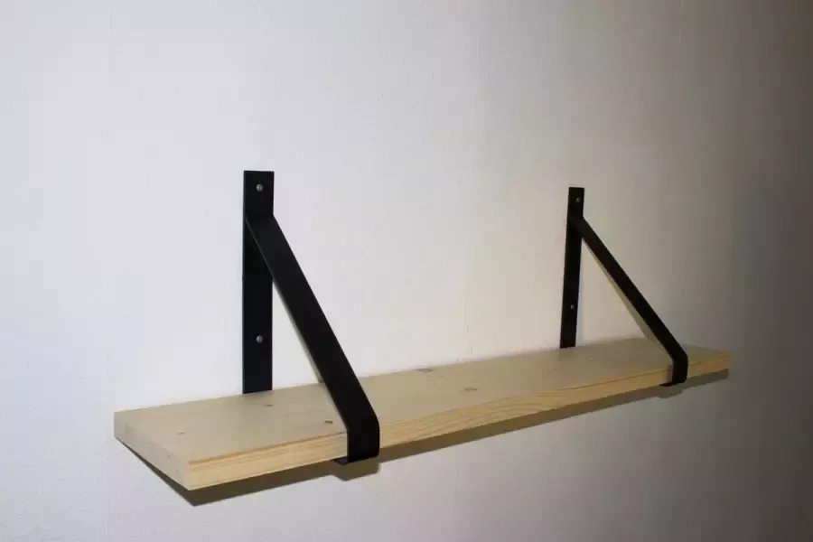 Staalsmid Steigerhouten wandplank geschaafde plank
